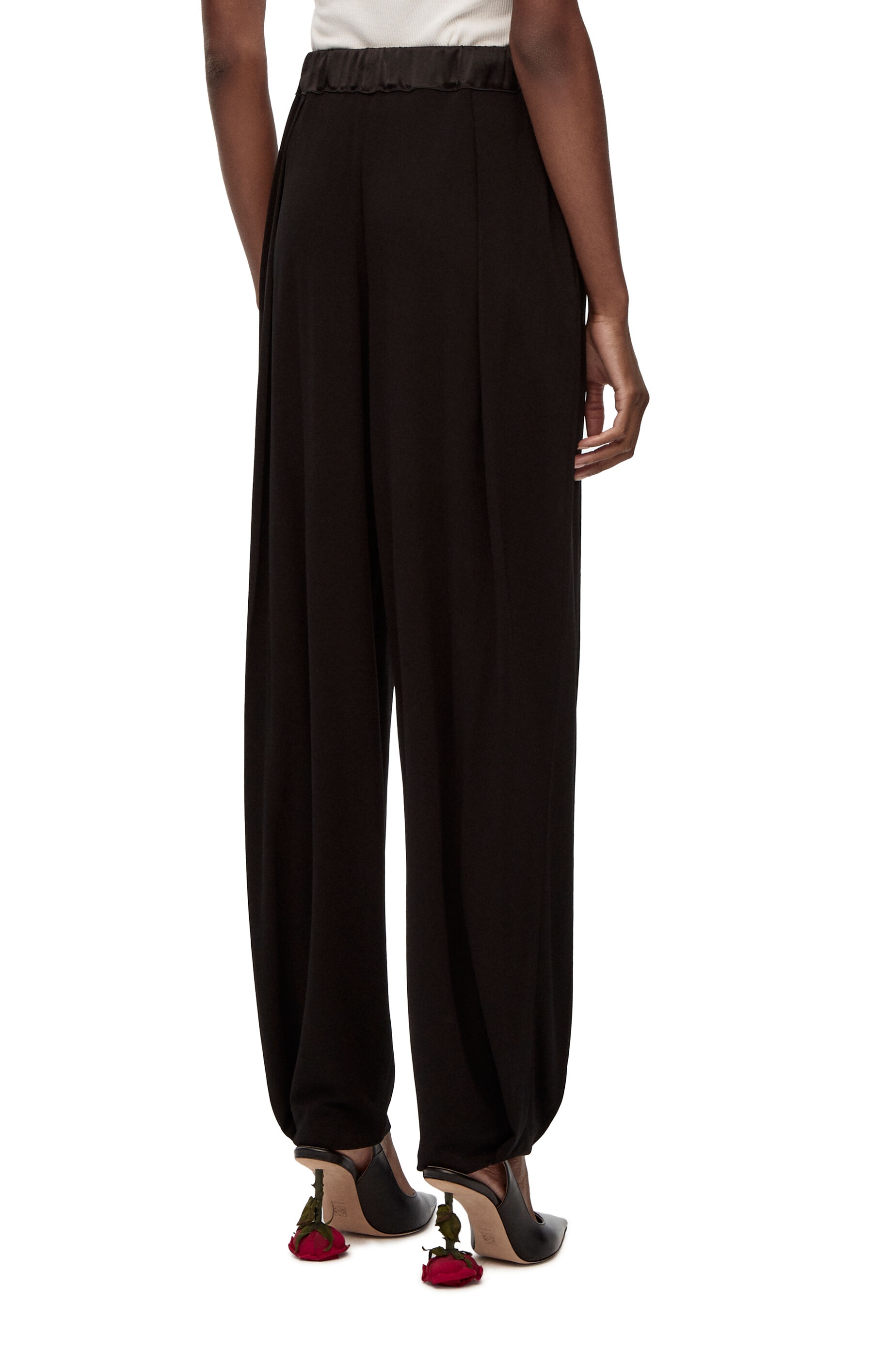 Balloon trousers in wool - 4
