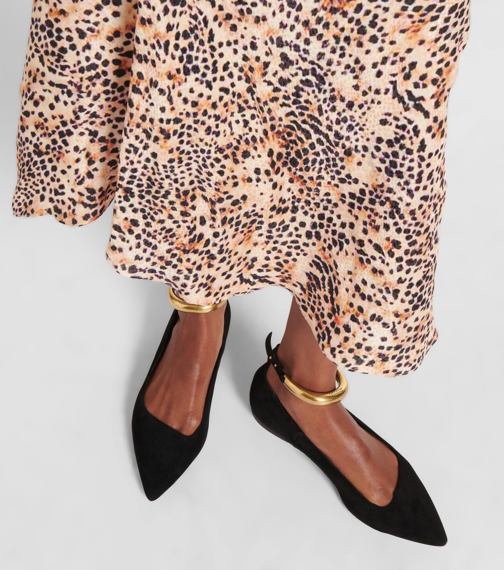 Leanor embellished leather ballet flats - 7