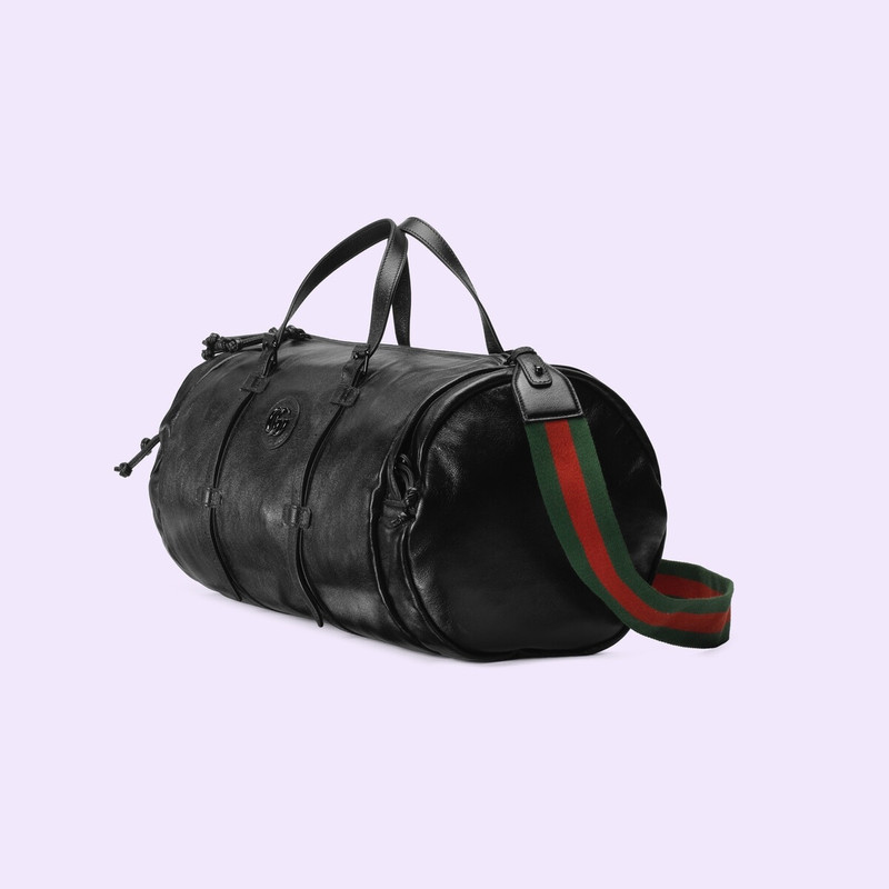 GUCCI Large duffle bag with tonal Double G outlook