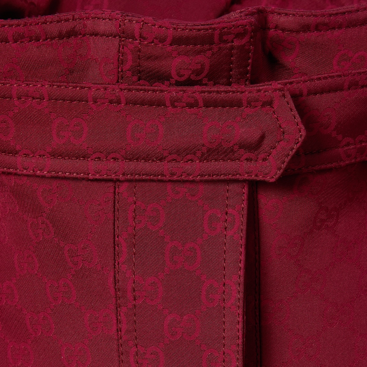 GG fabric jacquard coat - 7