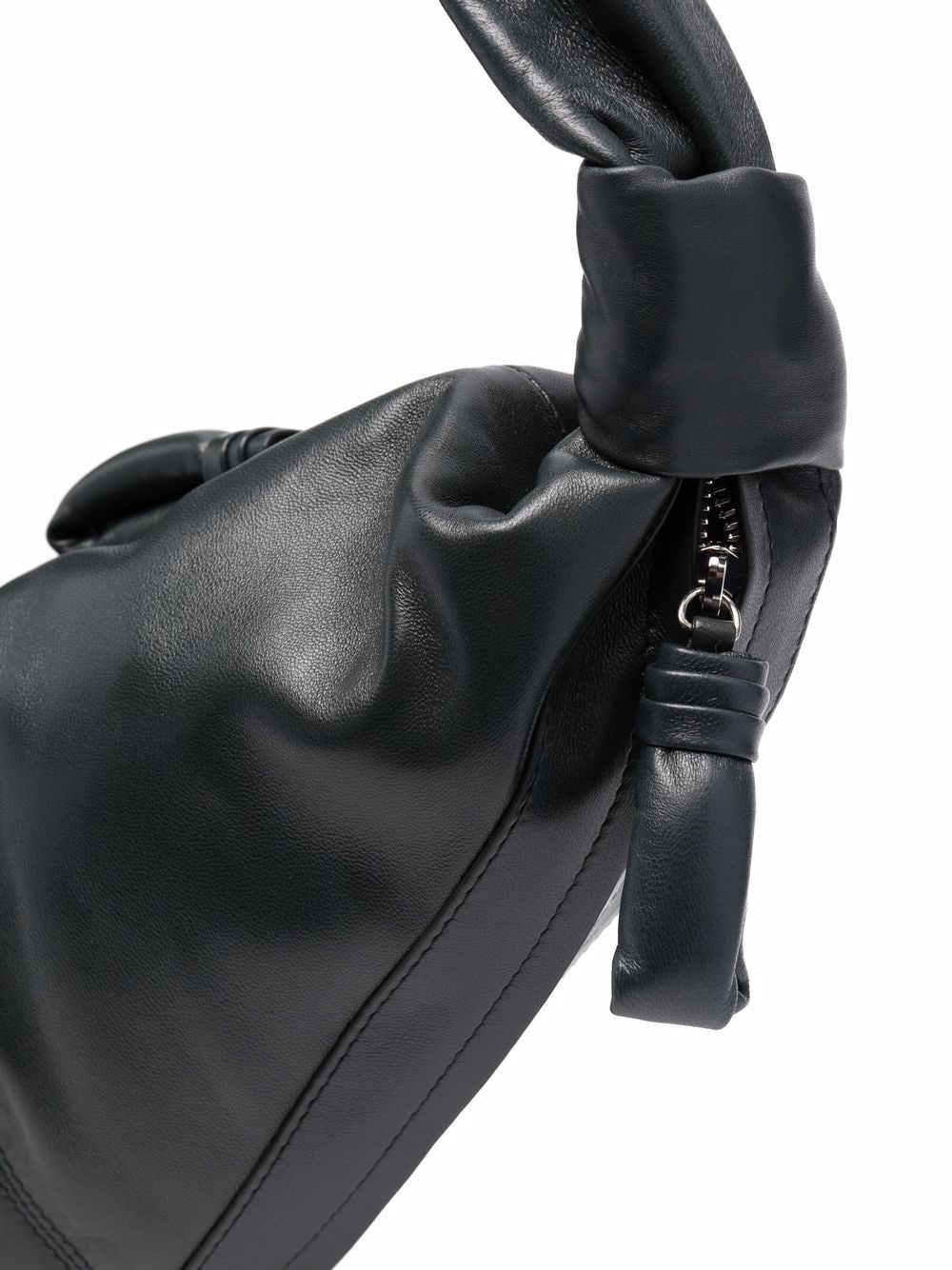 Croissant leather shoulder bag - 5