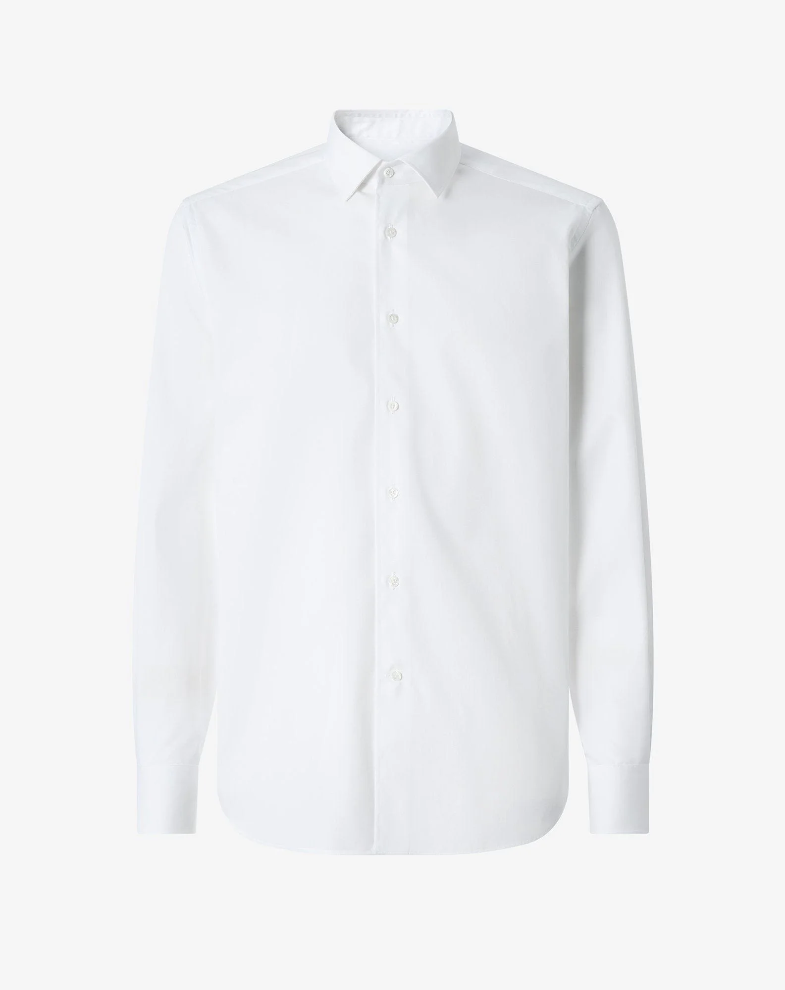White cotton twill shirt - 1