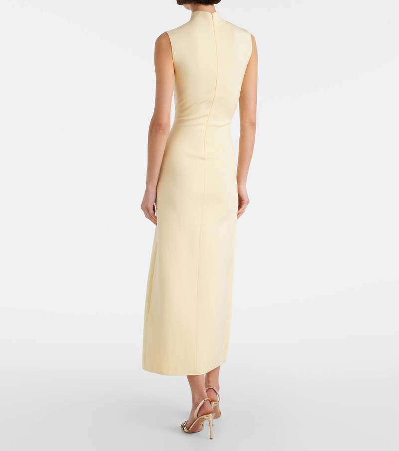 Draped asymmetric maxi dress 3