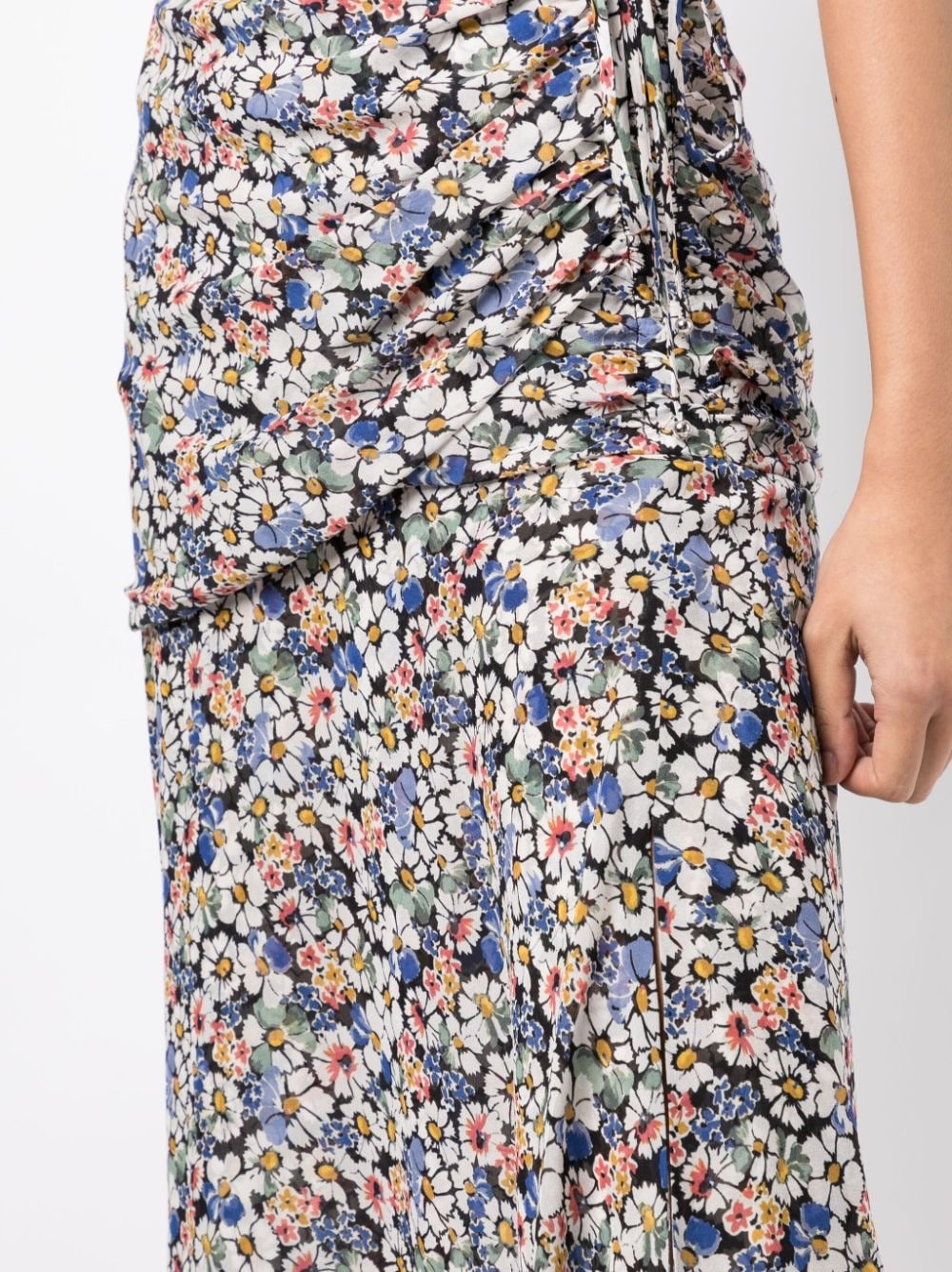 Lucien floral-print skirt - 5