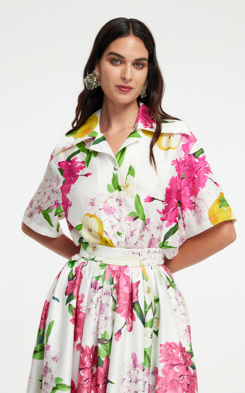 LEO LIN Casey Floral Shirt floral outlook