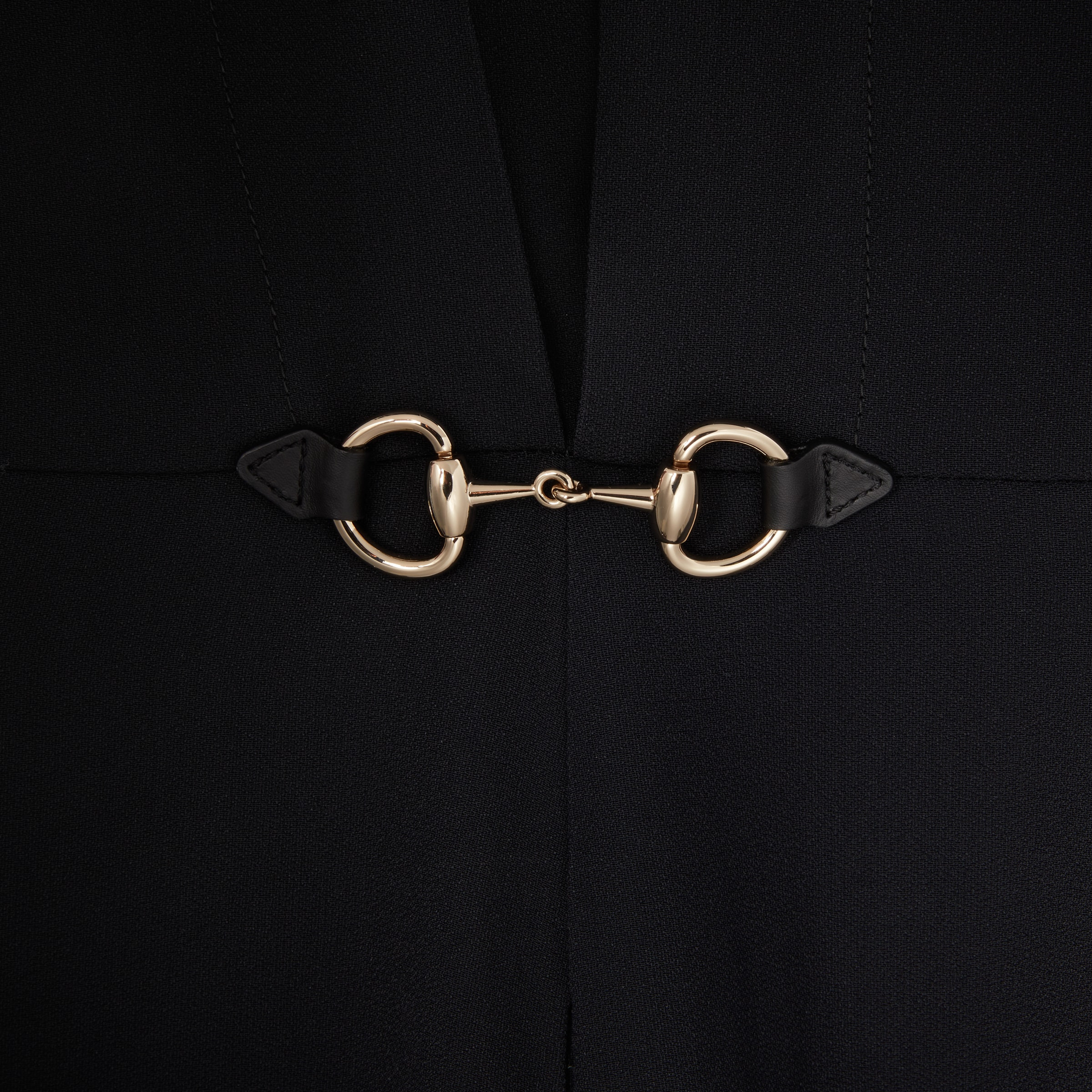 Satin dress with Horsebit - 7