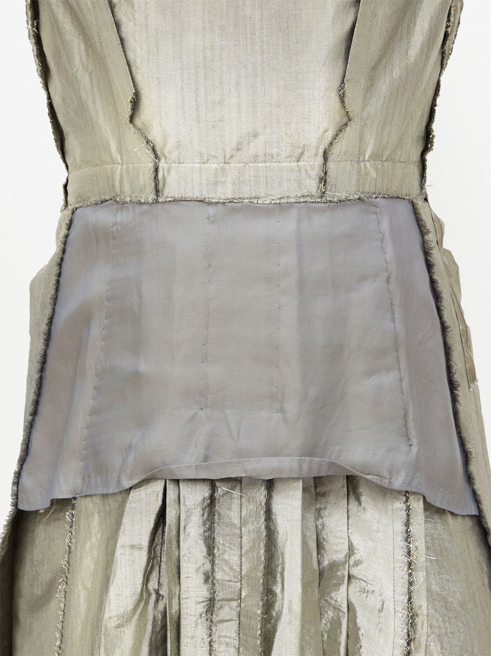patchwork midi dress - 5