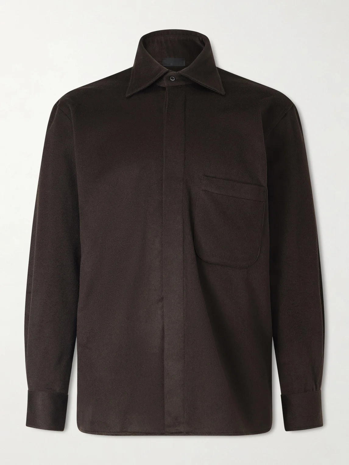 Cashmere Shirt Jacket - 1