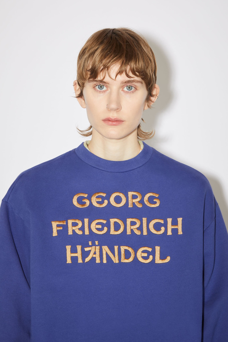 Composer crew neck sweatshirt - Blue 4
