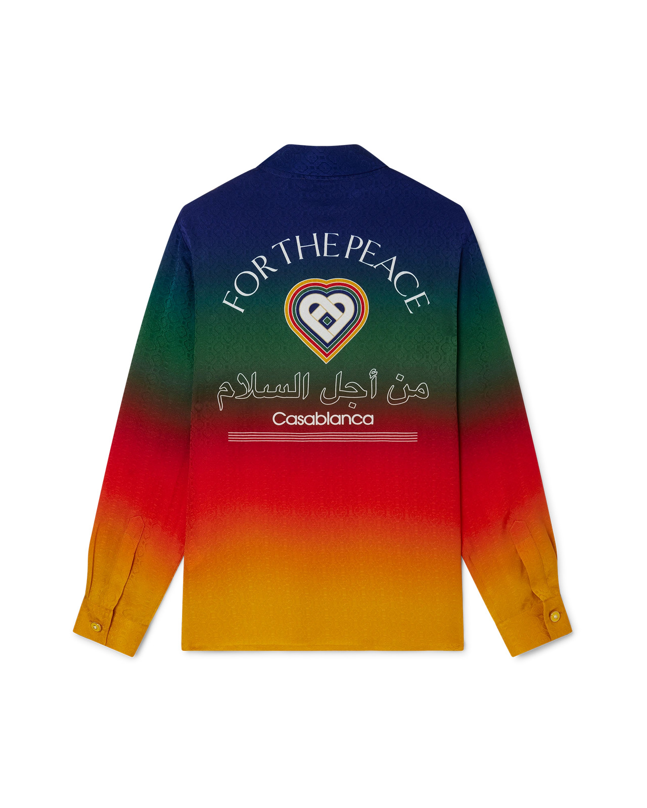 Peace Gradient Silk Shirt | Casablanca Paris - 2