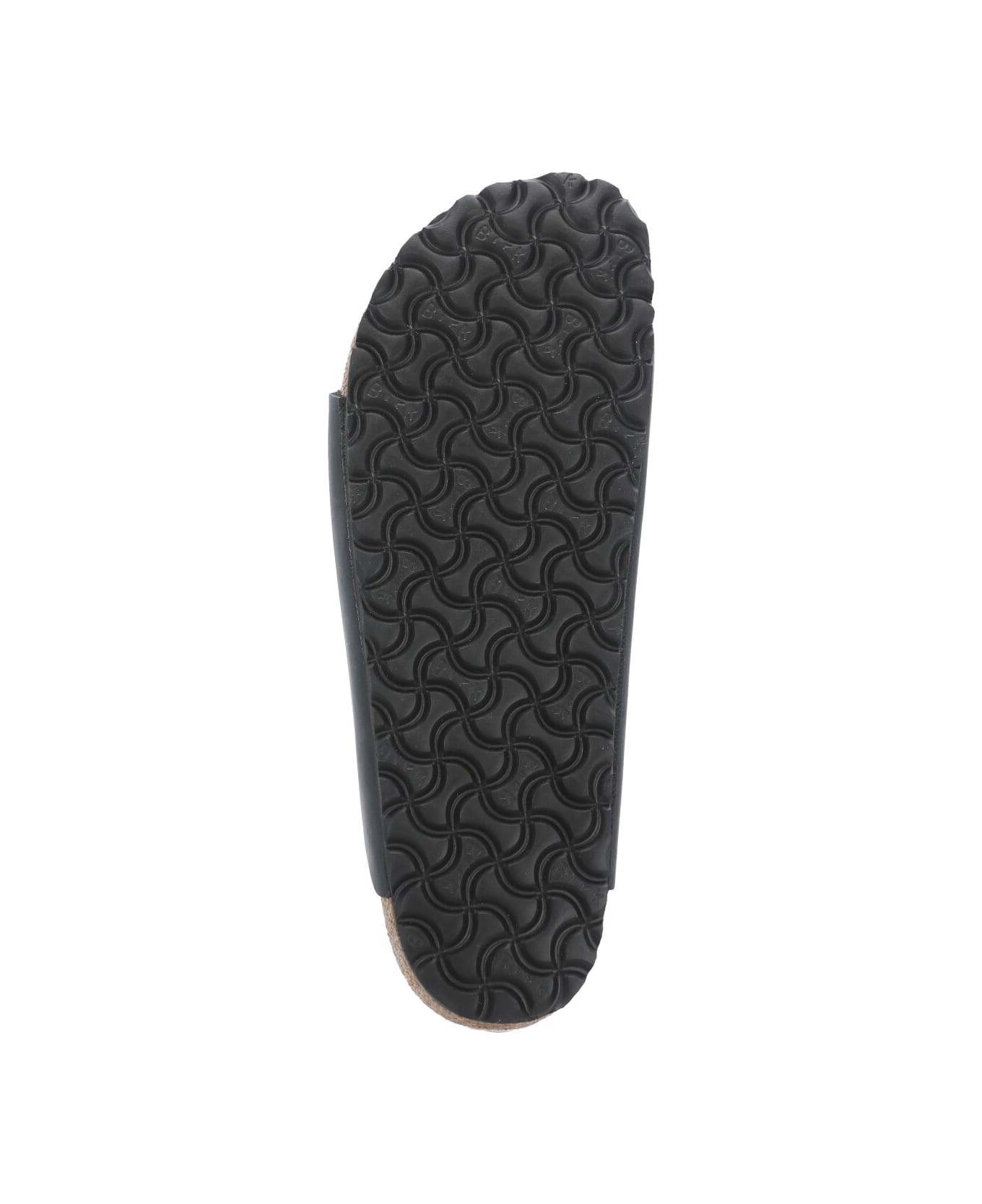 Black Leather Arizona Slippers - 5