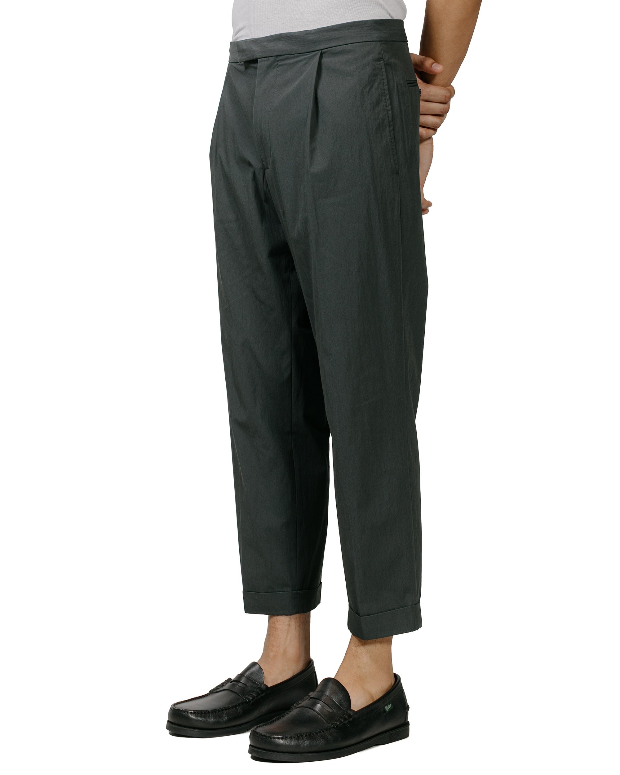 1Pleat Travel Comfort Cloth Charcoal Grey - 2