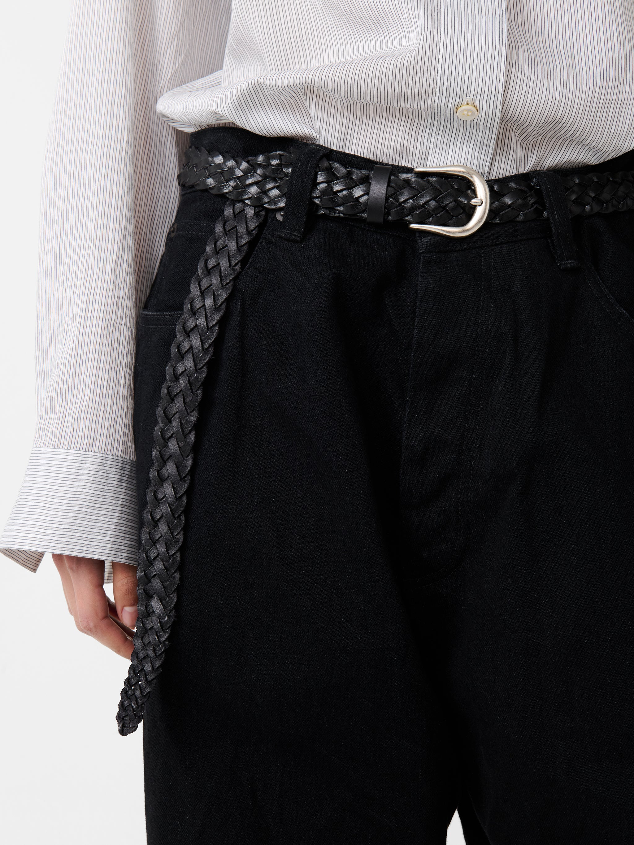 Seb Crinkle Denim Pant - 10