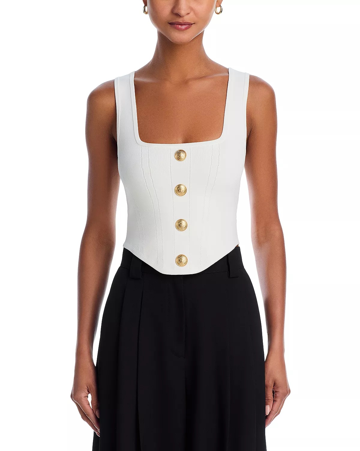 Saga Square Neck Knut Corset Top - 6
