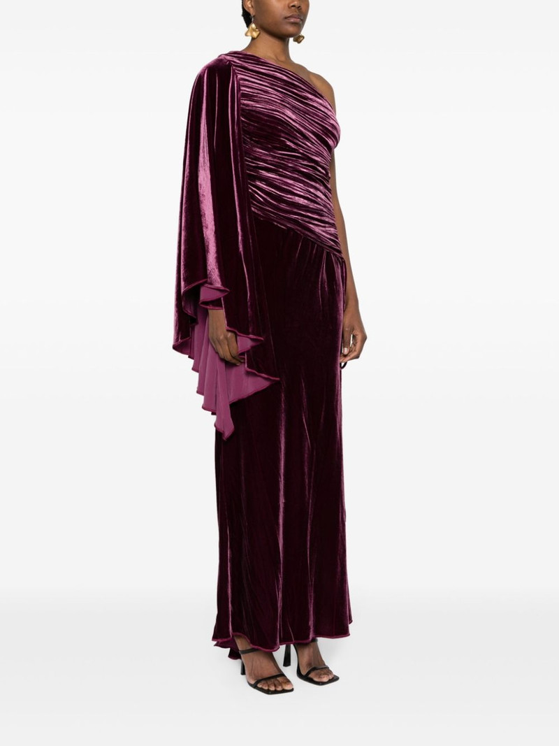 Yolanda velvet maxi dress 3