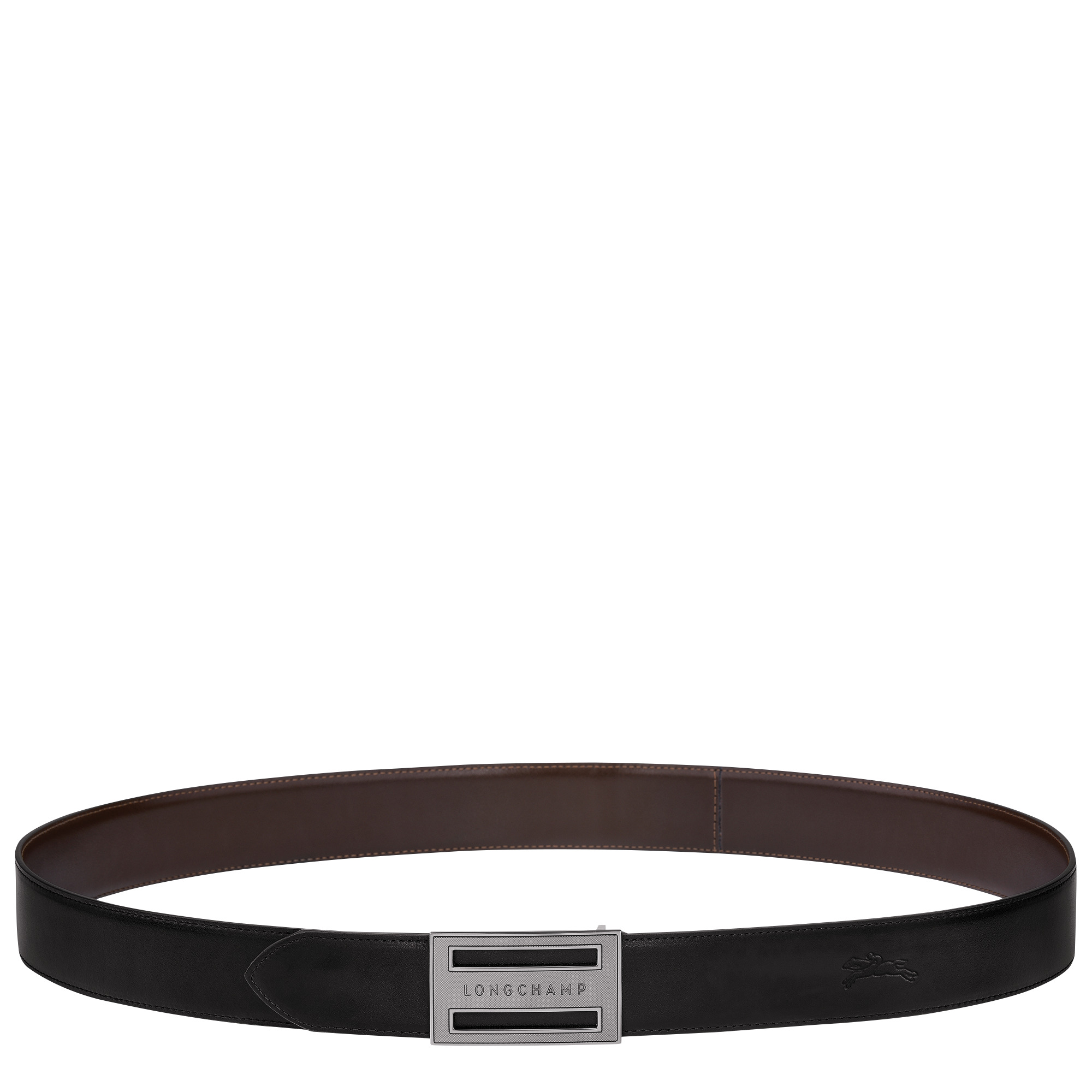 Delta Box Men's belt Black/Mocha - Leather - 1