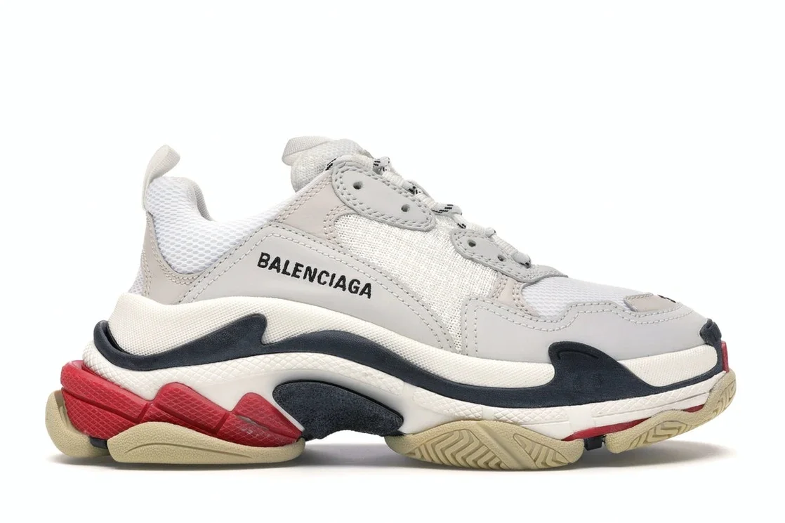 Balenciaga Triple S White Red (W) - 1