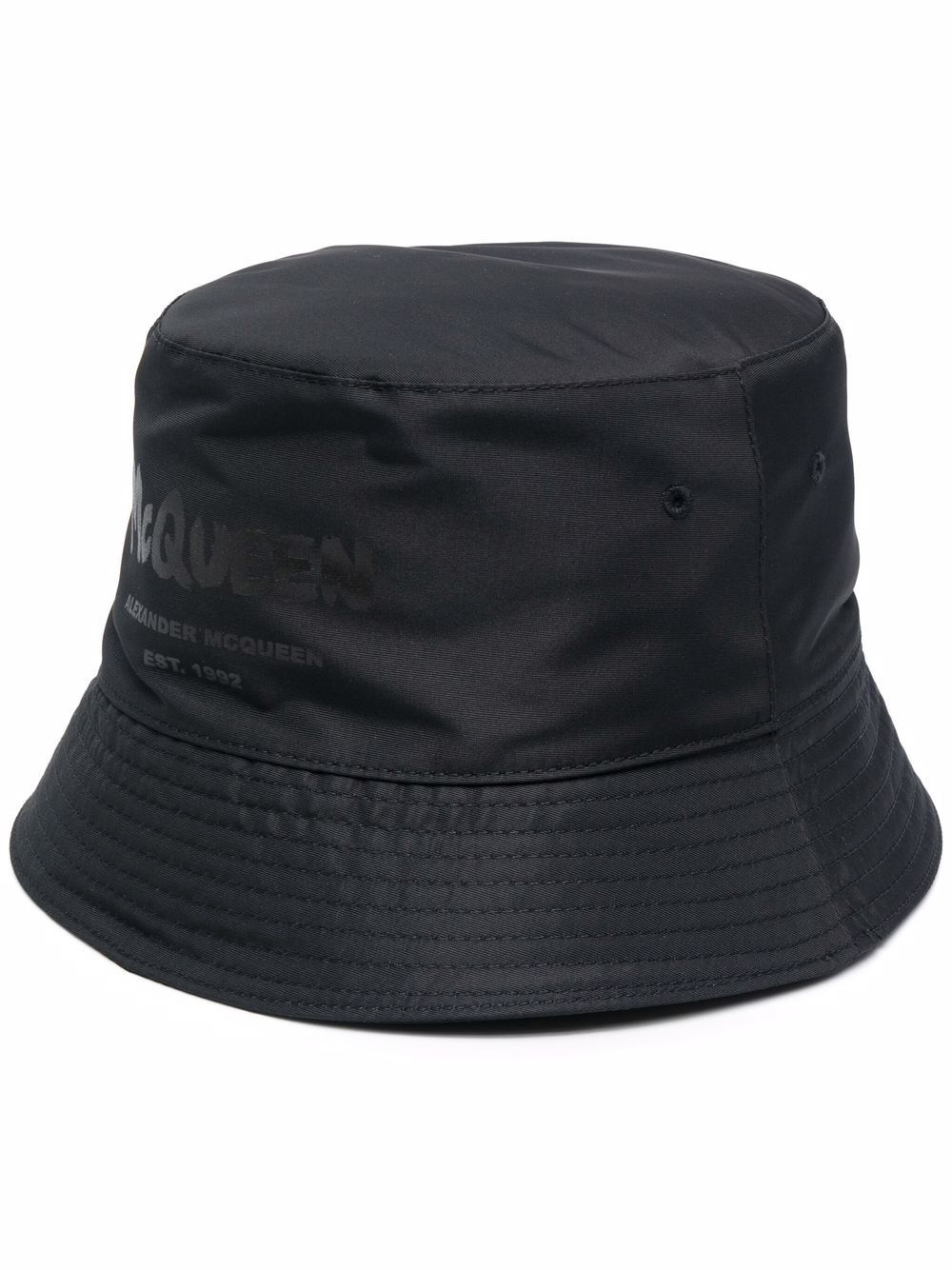 logo-patch bucket hat - 1