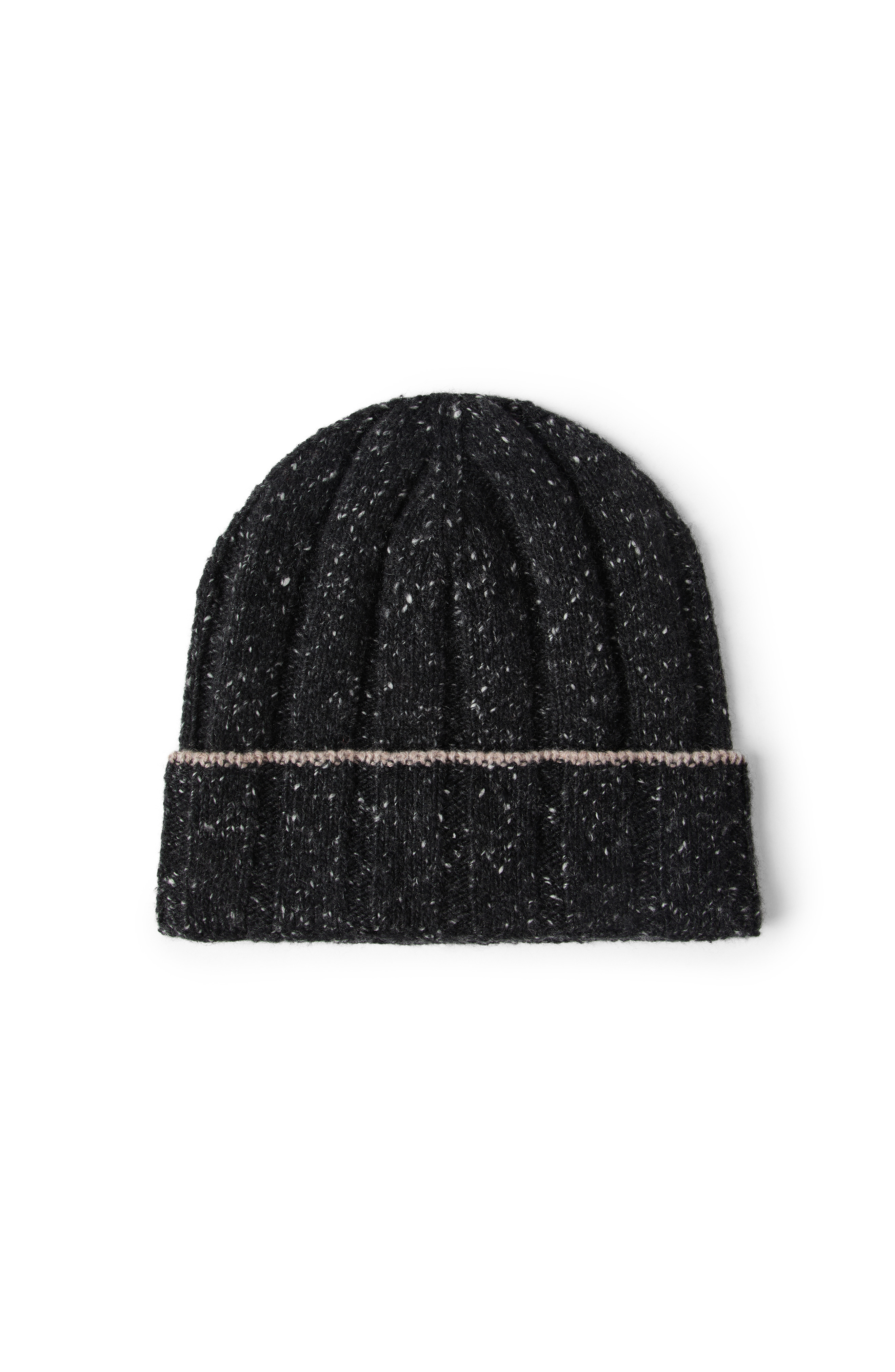 Brunello Cucinelli Cashmere rib knit beanie in Anthracite at Nordstrom - 1