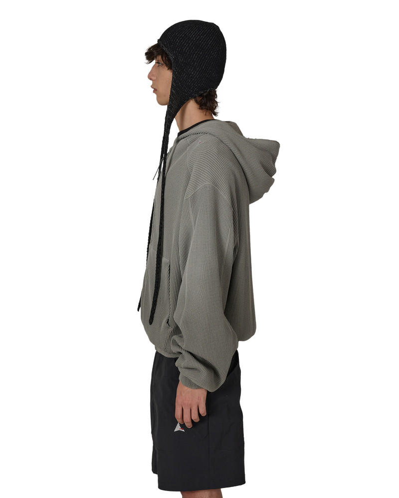 ROA Bee Sun Faded Organic Waffle Zip Up Hoodie outlook