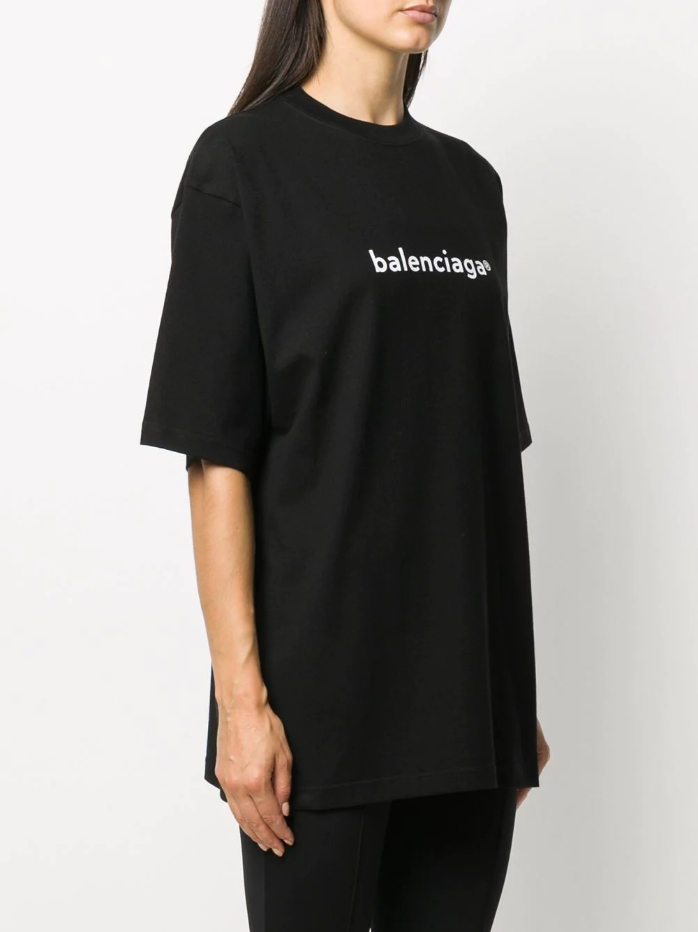 oversized logo-print T-shirt - 3