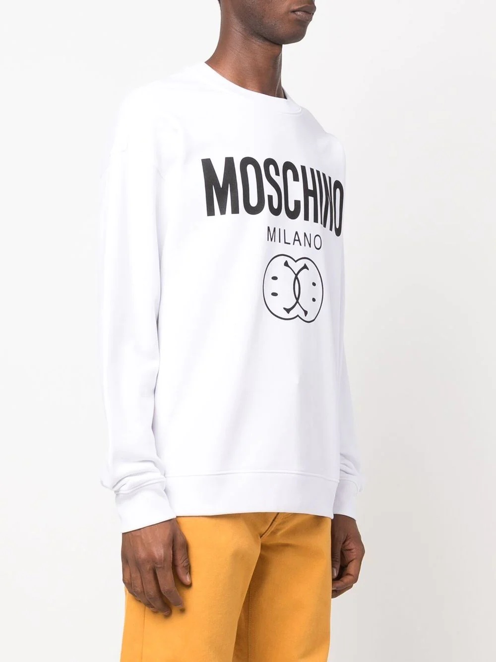 logo-print crew-neck sweatshirt - 3