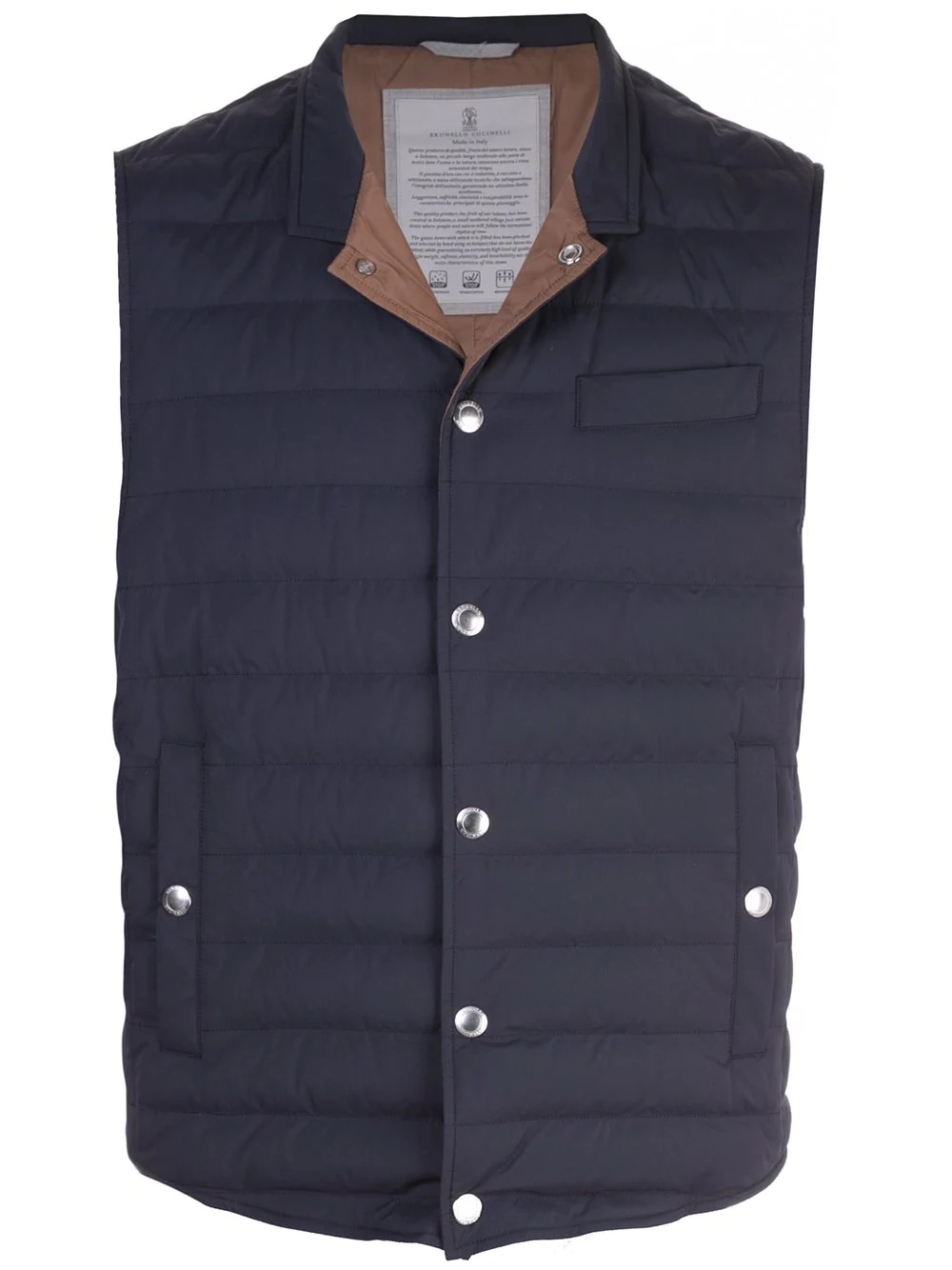 slim-fit gilet - 1