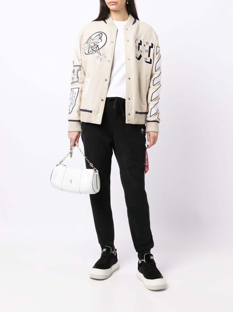 ALPHA INDUSTRIES drawstring-waist slim track pants outlook