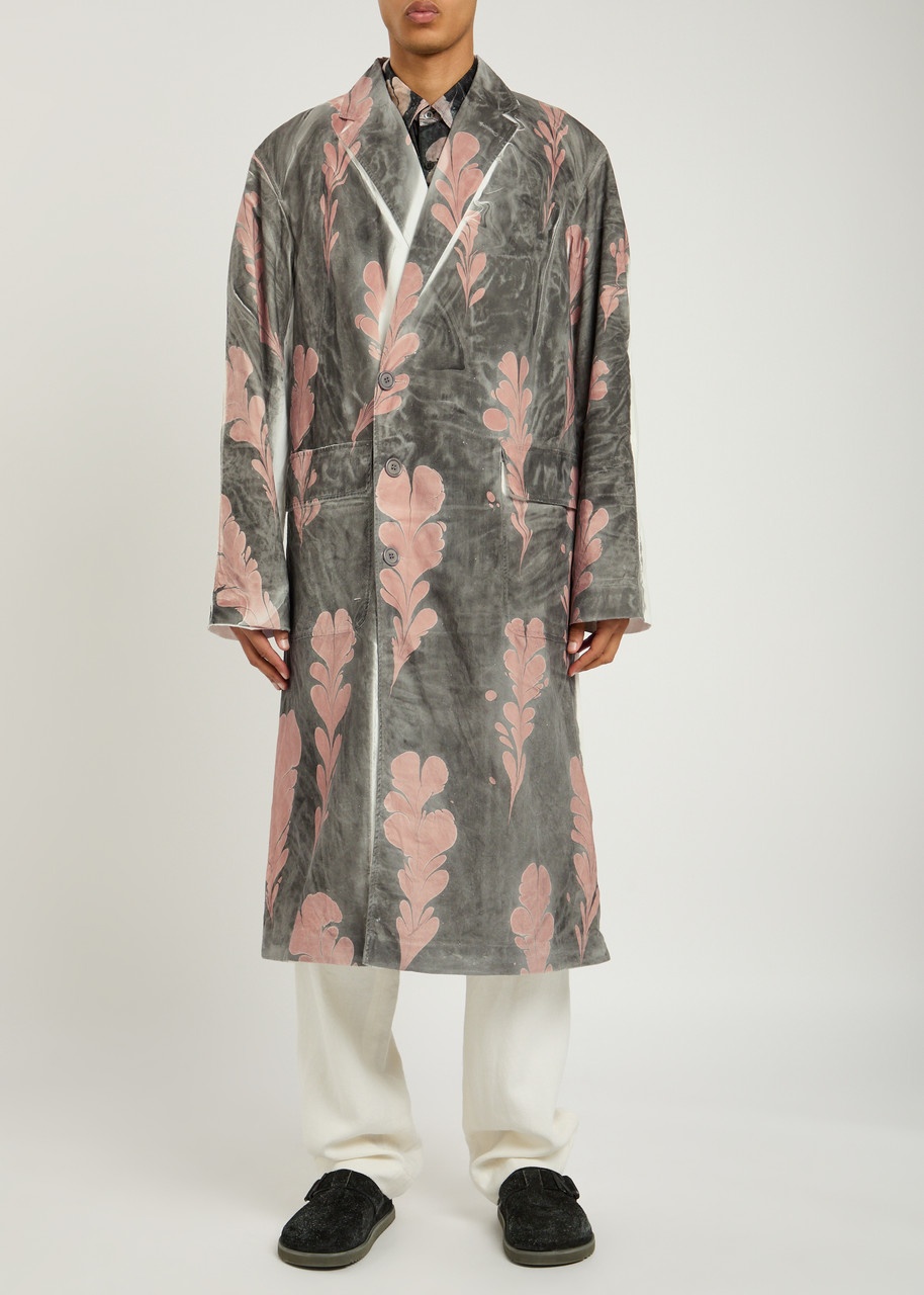 Dries Van Noten Reuben Printed Cotton-poplin Coat - 2