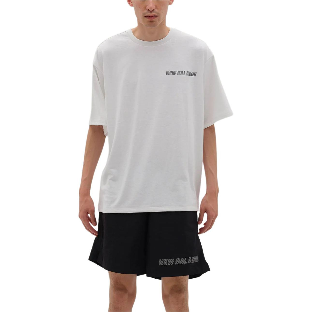 New Balance MET24 Reflection NB Logo T-Shirt 'White' AMT45005-WT - 4