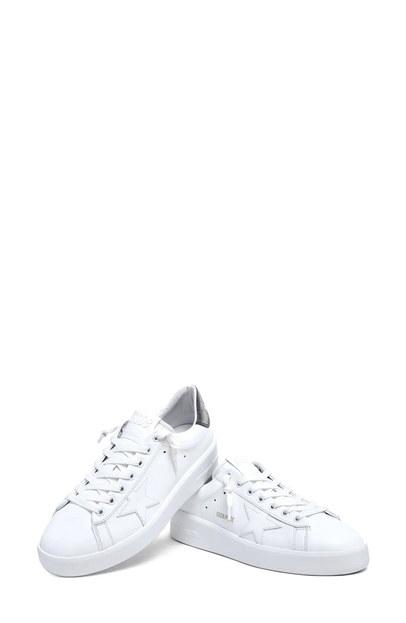 Purestar Low Top Sneaker in White/Dark Grey - 4