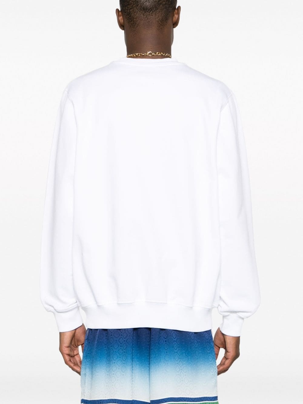 Peace Gradient-print cotton sweatshirt - 4