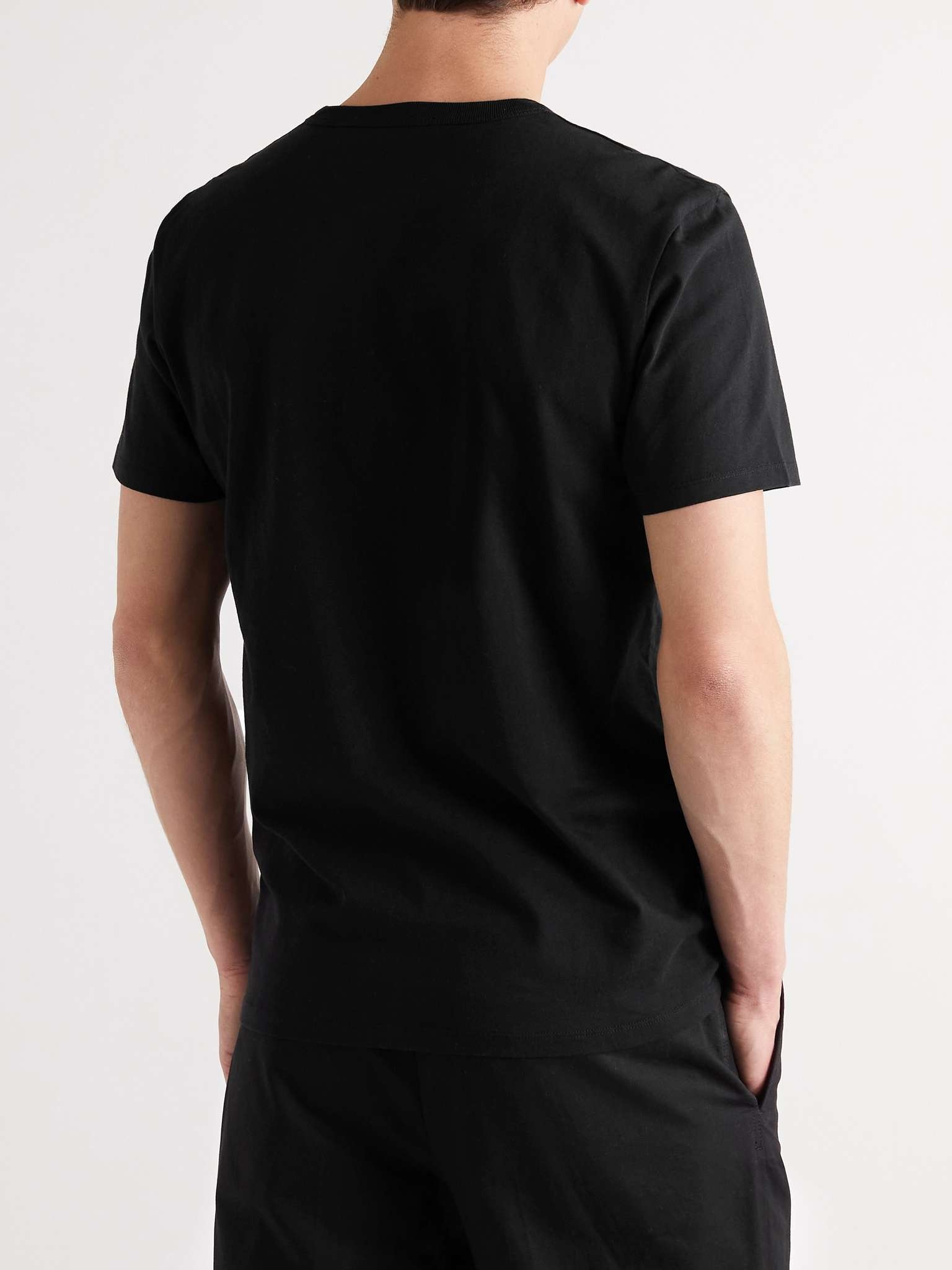 Logo-Appliquéd Cotton-Jersey T-Shirt - 4