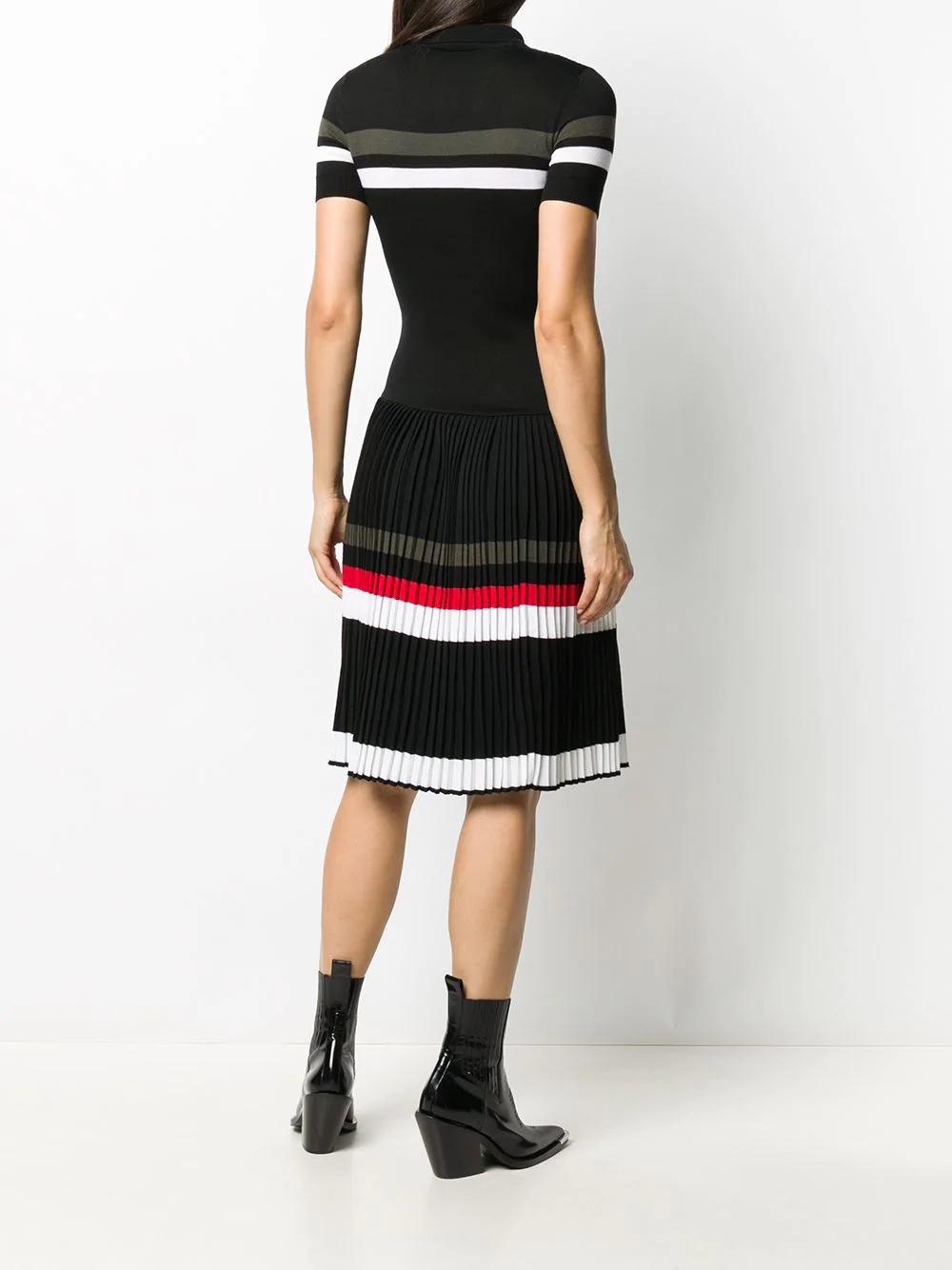 knitted polo dress - 4