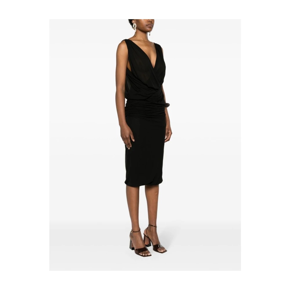 SAINT LAURENT DRESSES BLACK - 4