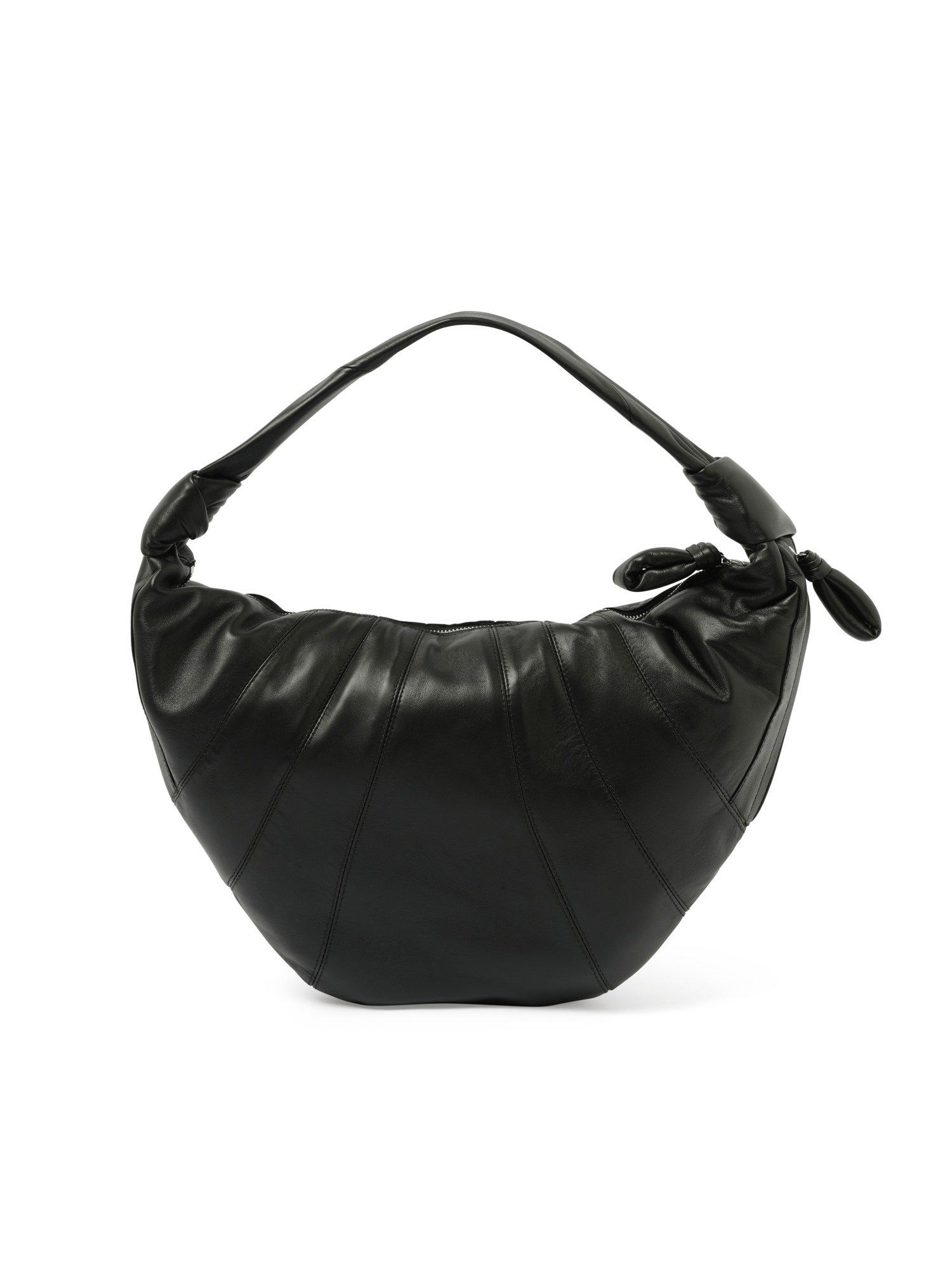 Fortune Croissant Bag in Black - 6