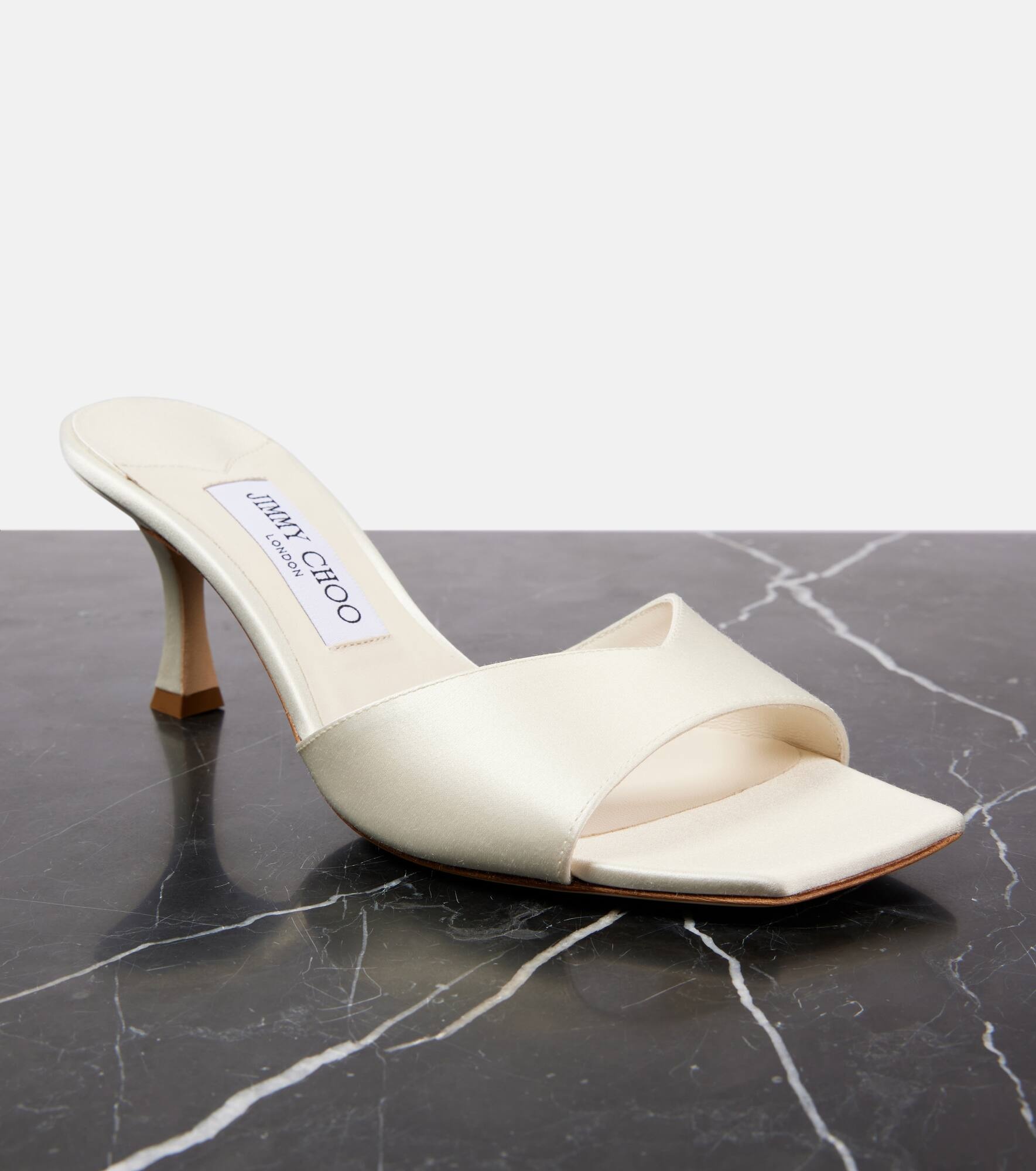 Skye 70 satin mules - 5