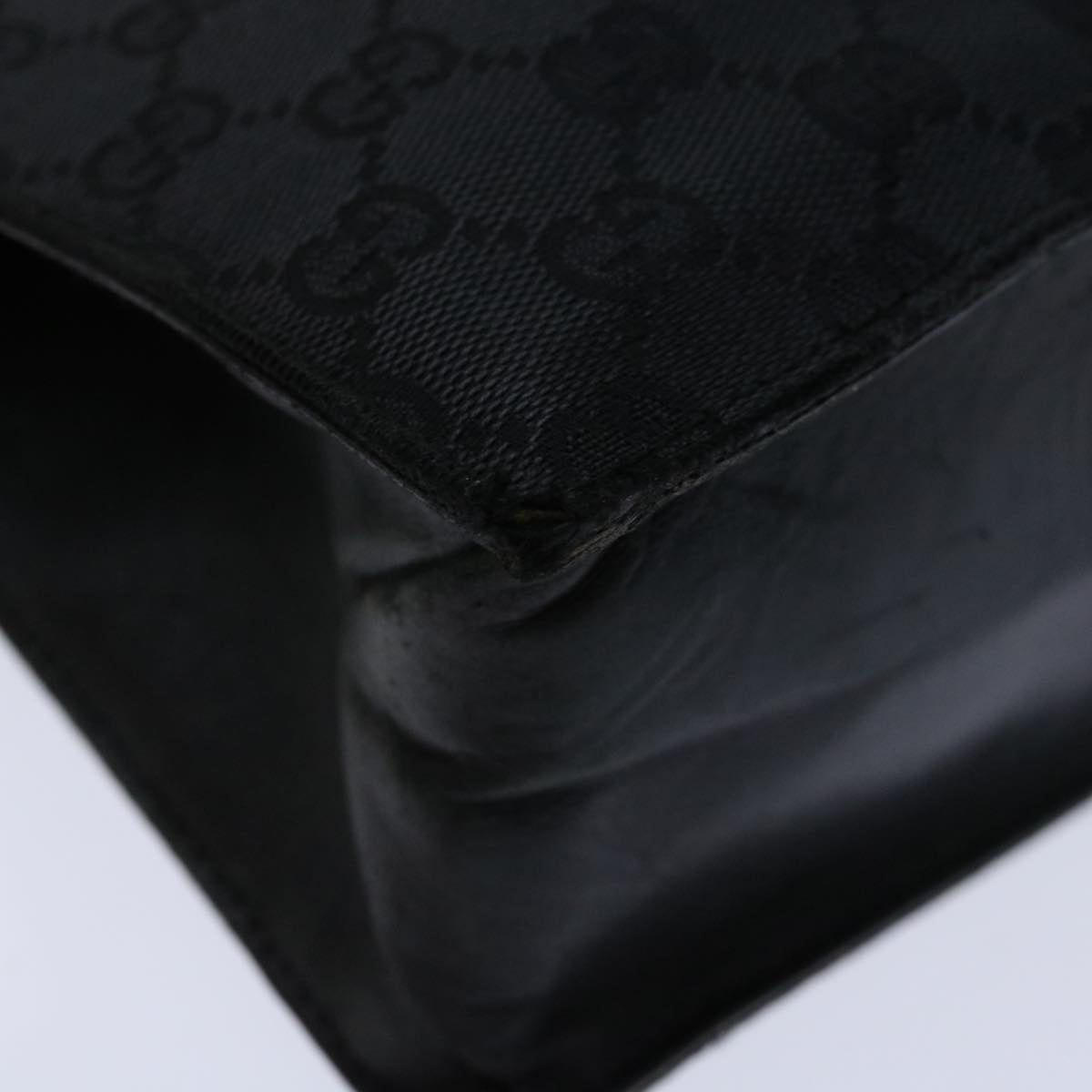 GUCCI GG Canvas Tote Bag Black 002 - 15