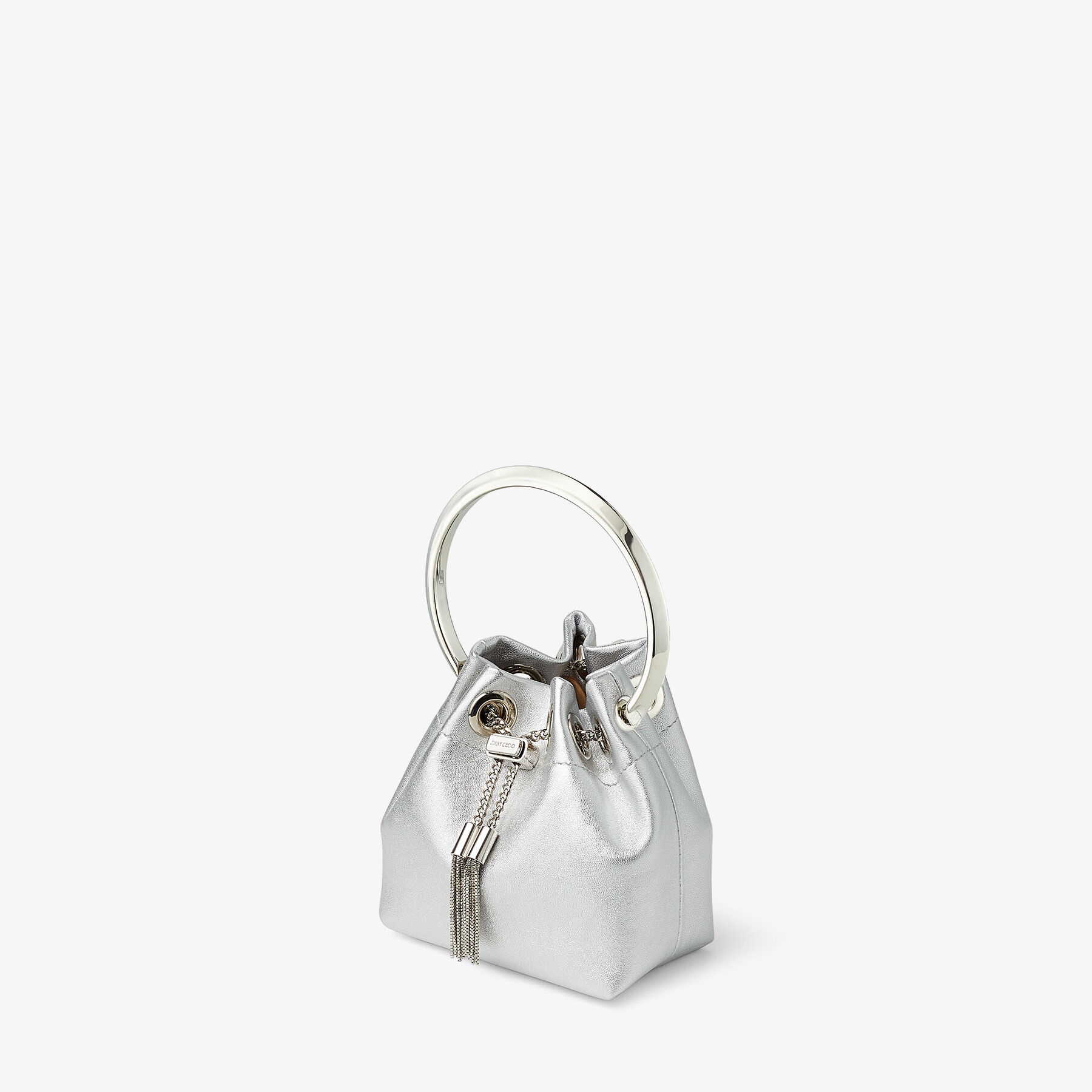 Micro Bon Bon
Silver Metallic Nappa Mini Bag - 2