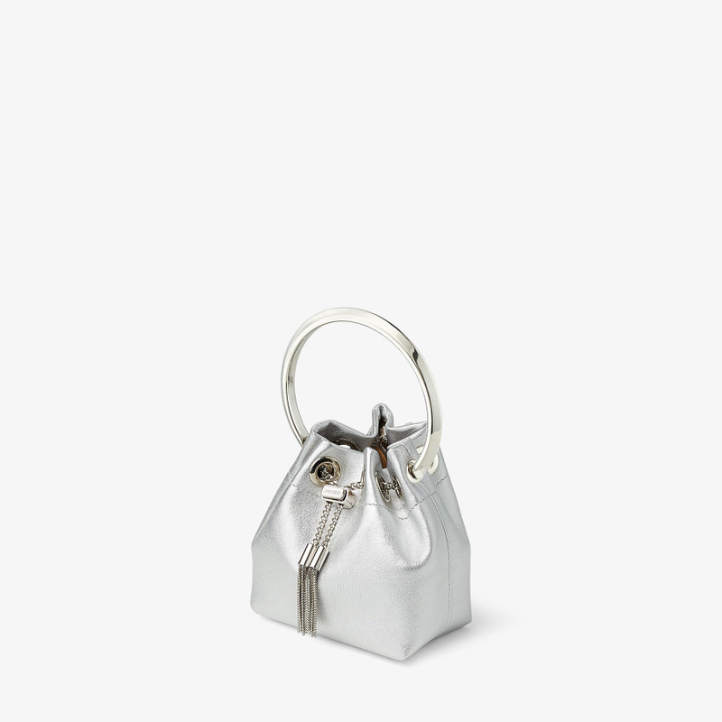 JIMMY CHOO Micro Bon Bon
Silver Metallic Nappa Mini Bag outlook