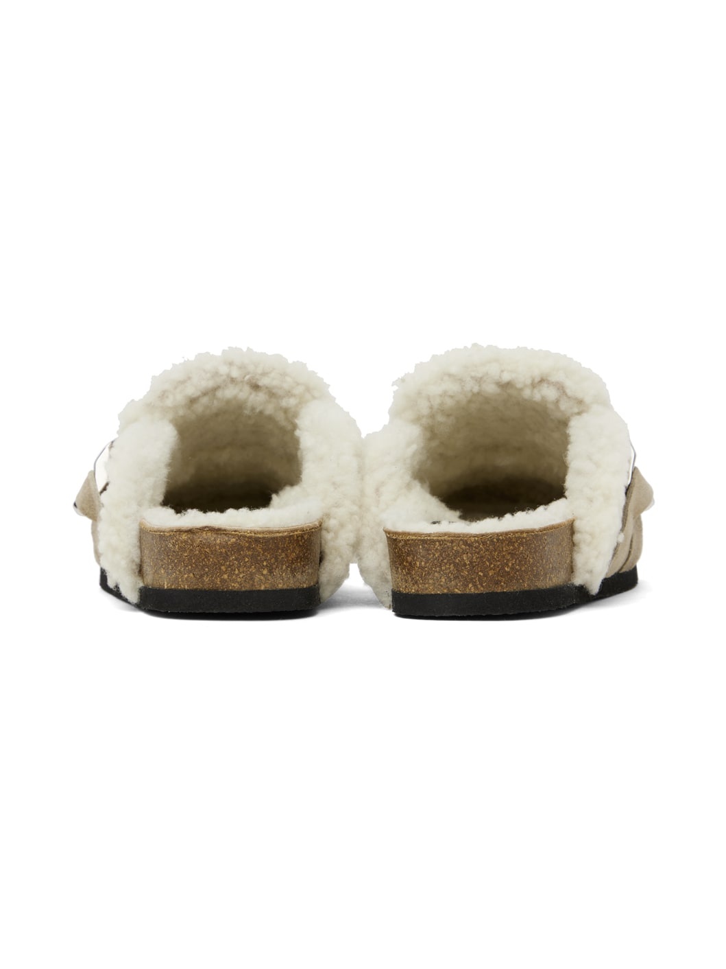 Beige Buckle Loafers - 2