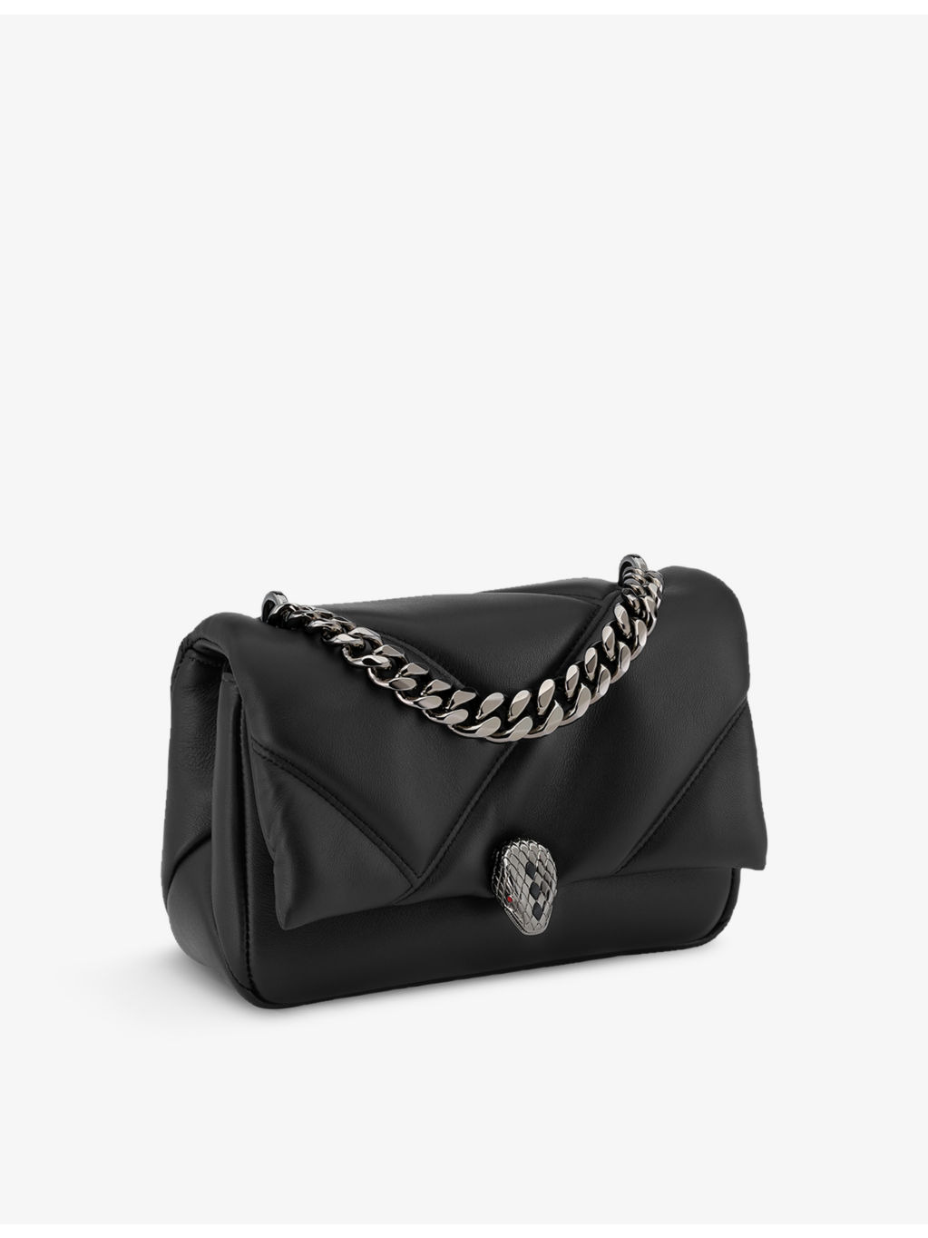 Serpenti Maxi Cabochon small leather cross-body bag - 3