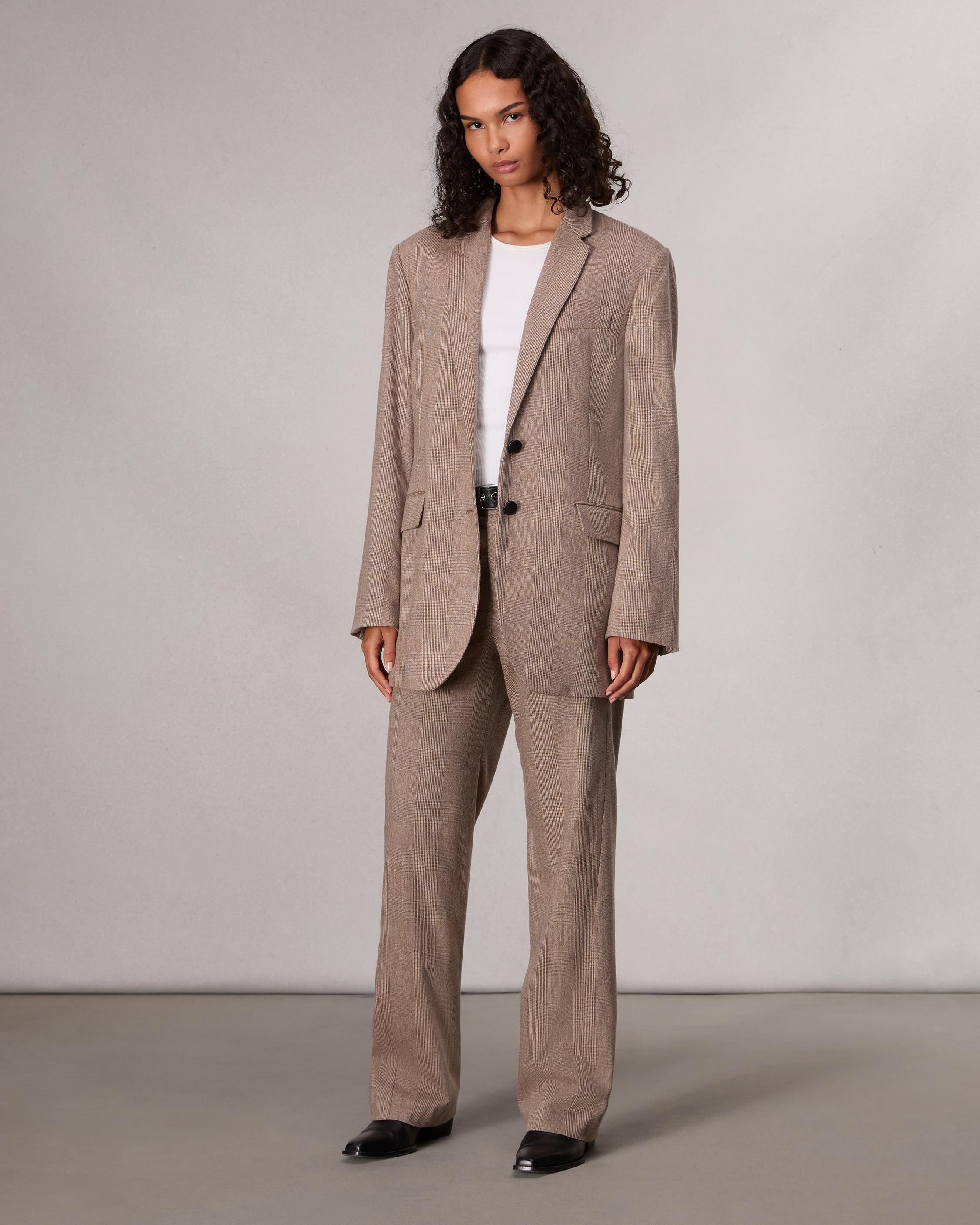 Shea Full-Length Plaid Pant - 7