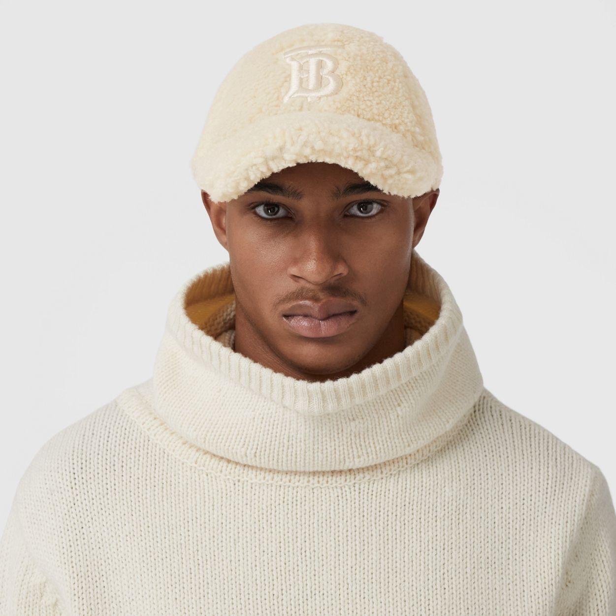 Monogram Motif Shearling Baseball Cap - 3