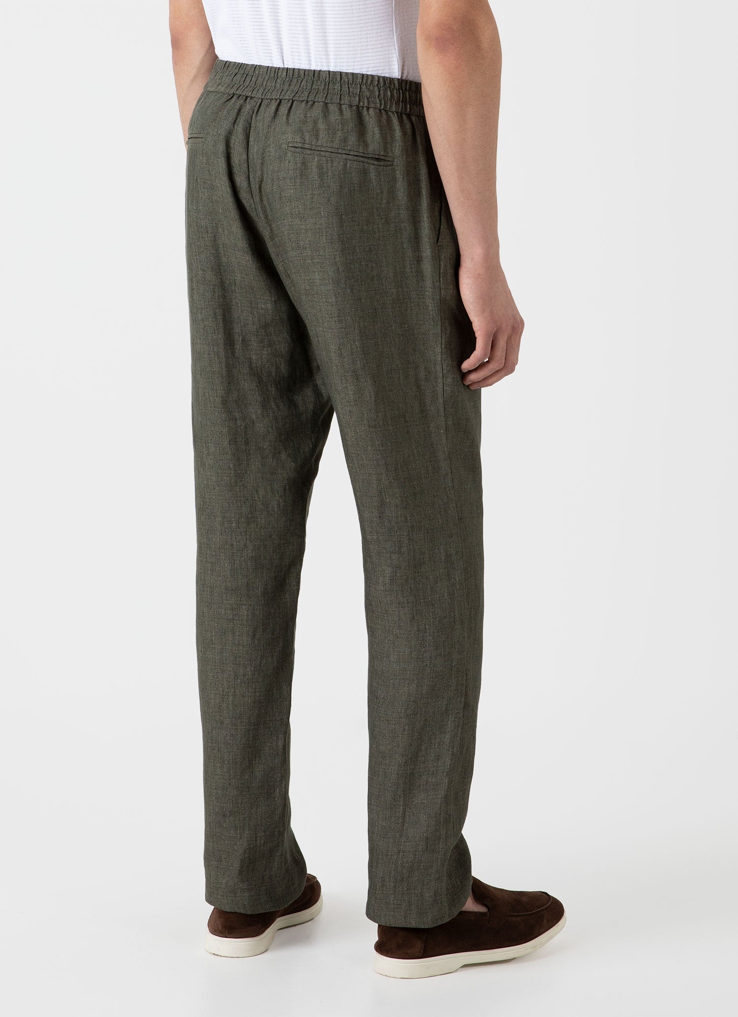 Linen Drawstring Trouser - 4