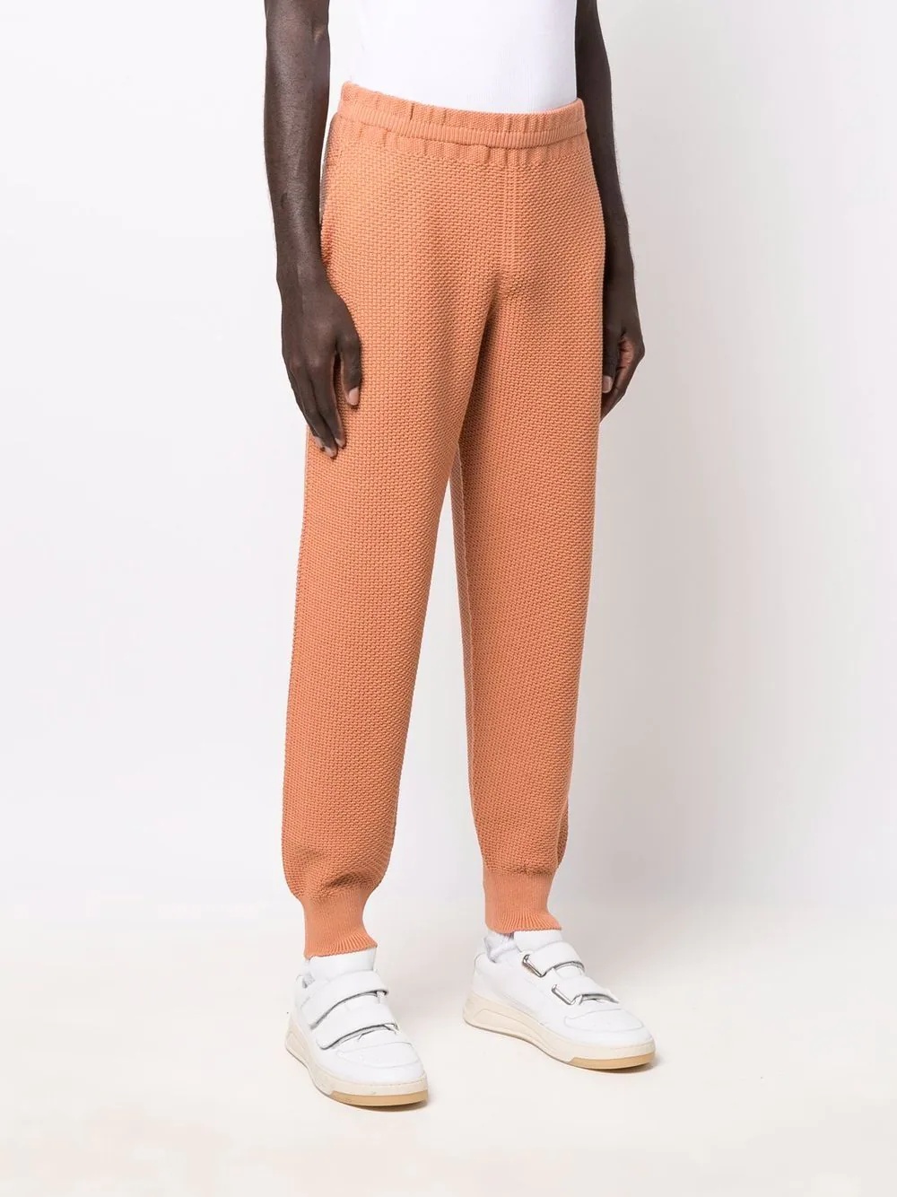 elasticated-ankle plissé trousers - 3