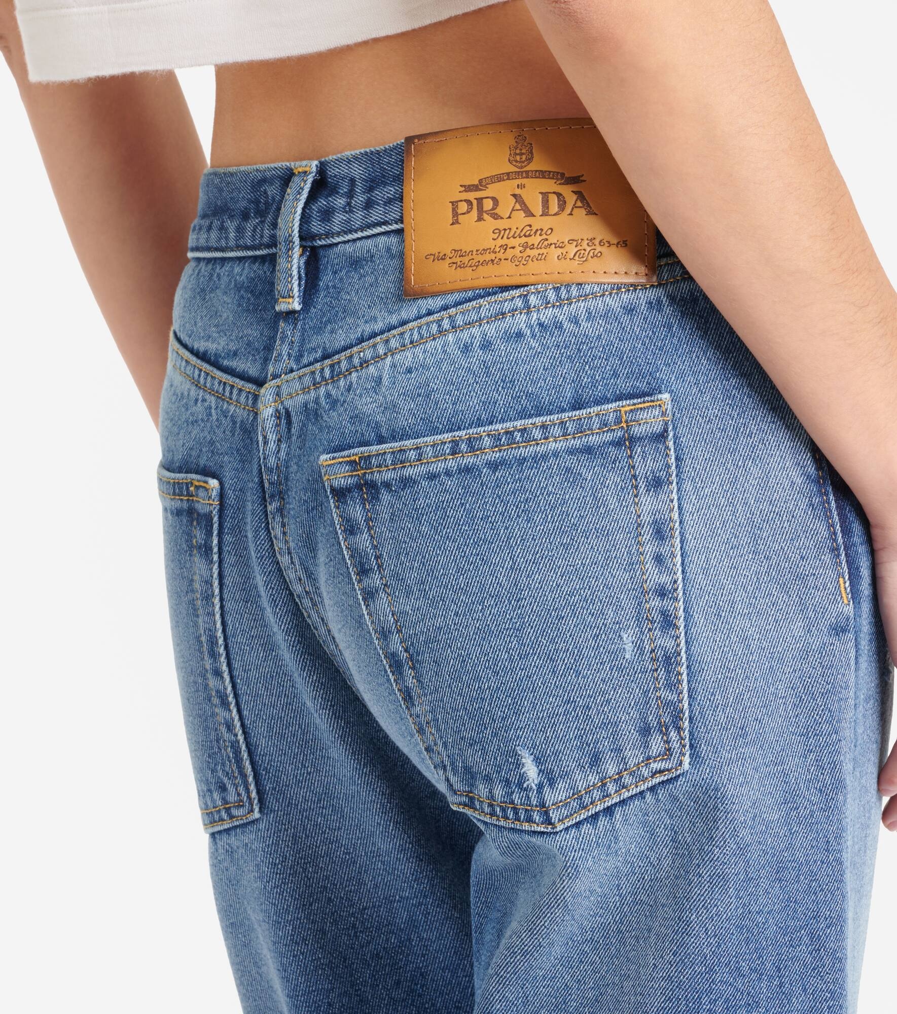 Mid-rise straight jeans - 5