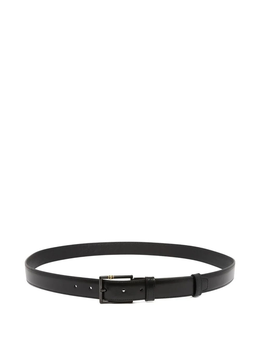 textured-finish buckle-fastening belt - 1