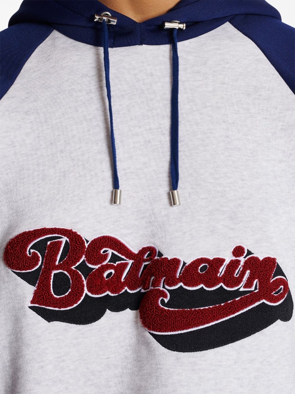 logo-print raglan-sleeve hoddie - 6