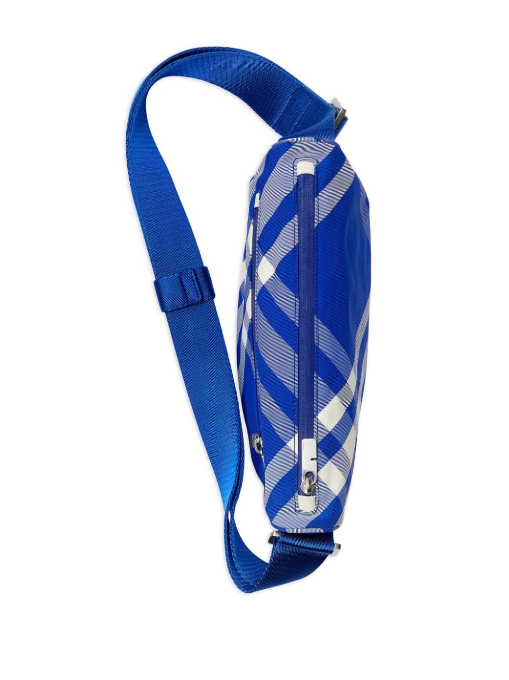 Shield check-pattern messenger bag - 3